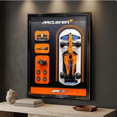 3D McLaren F1 Wall Display Frame Wall Decor