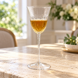 Ribbed Crystal Wine & Water Goblet Set 6 Pcs Set