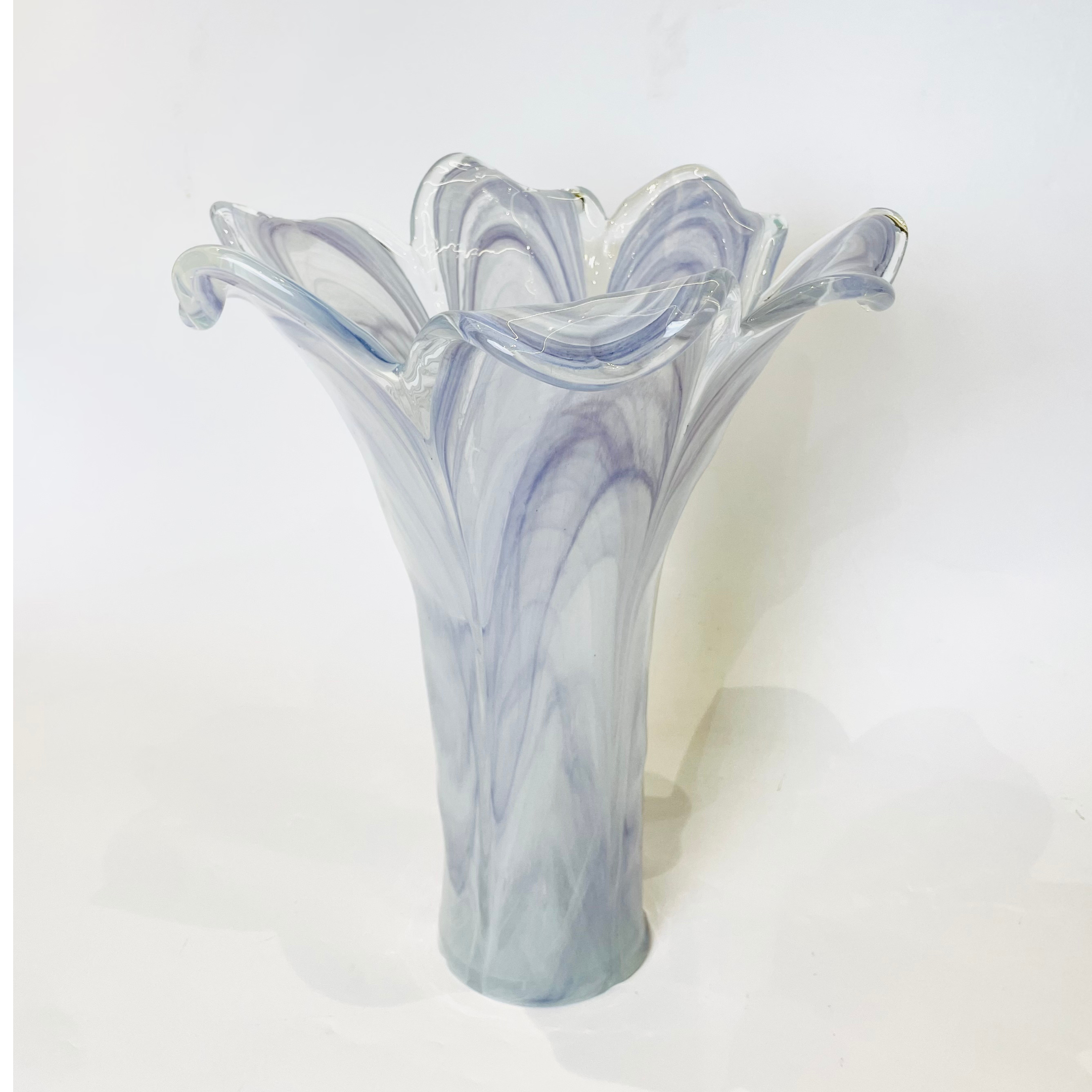 Premium Azure Flow Vase