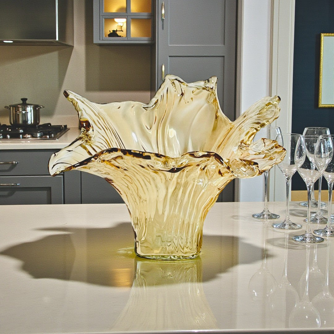 Signature Italian Blown Glass Vase