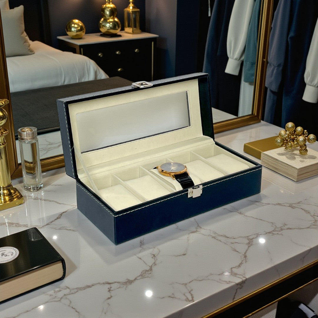 Black Elegant Watch Storage Box
