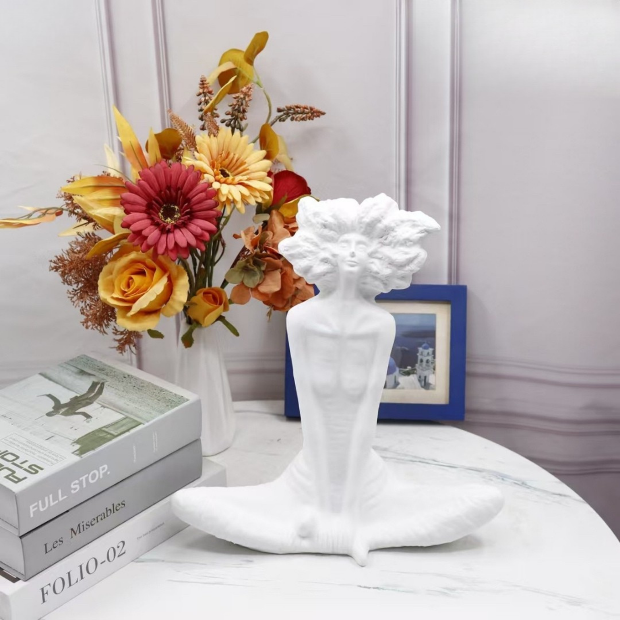 Ivory Abstract Lady Showpiece