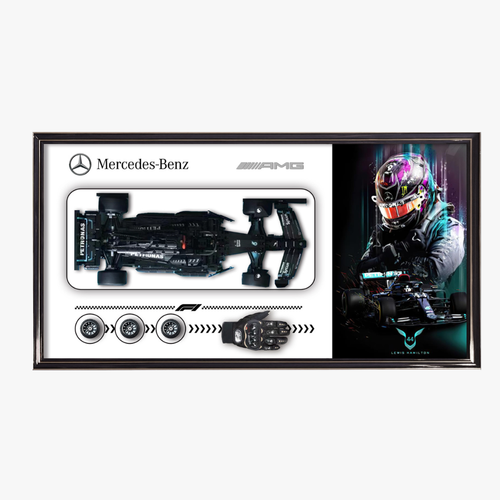 Grand Prix Lewis Hamilton Mercedes-AMG F1 Wall Art