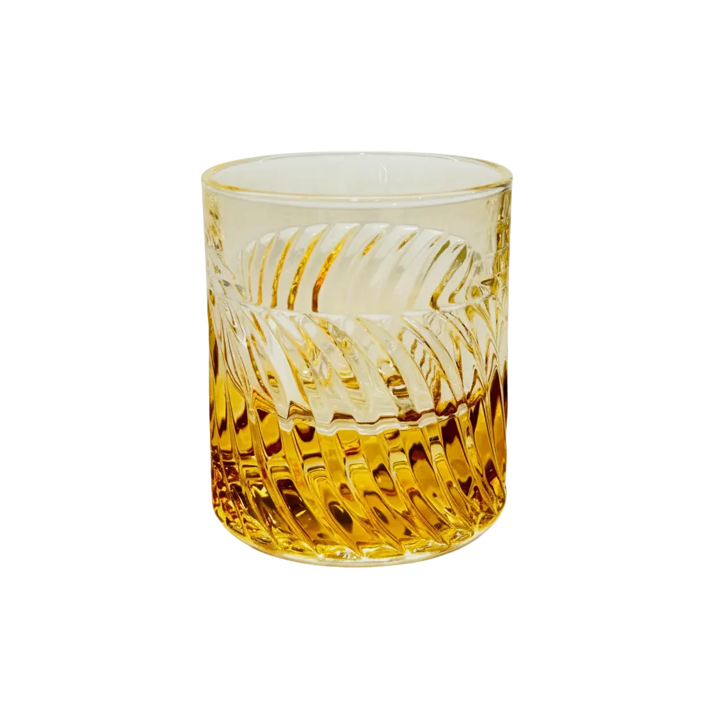 Amber Prism Glasses Set of 6