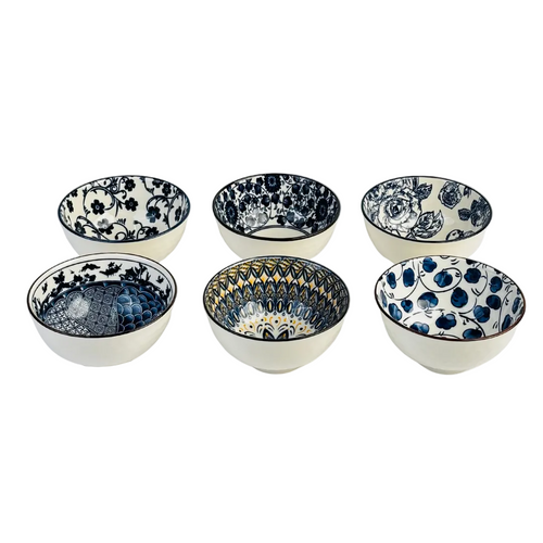 Elegant Style Serenity Set of 6 Bowls