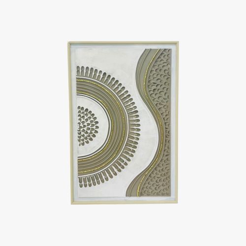 Sage & Solstice 3D Textured Framed Canvas Art