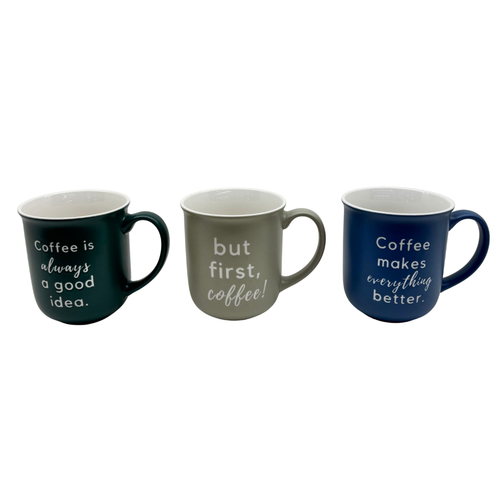 Nordic Dip-Glazed Matte Coffee & Tea Mugs