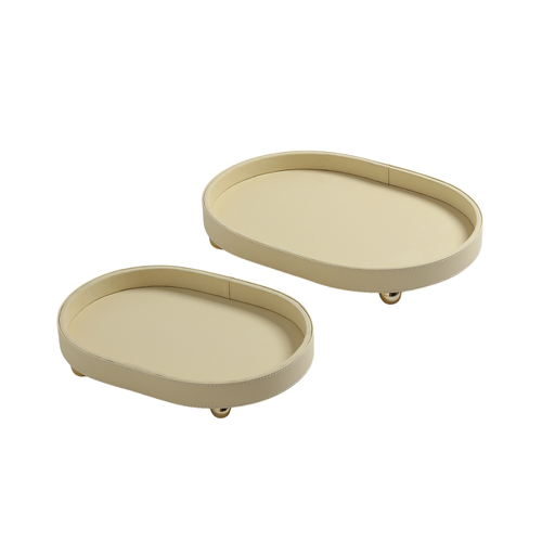 Minimalist Oval Catchall Trays Set of 2