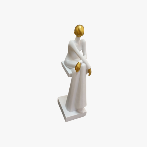 Minimalist Seated Female Figurine