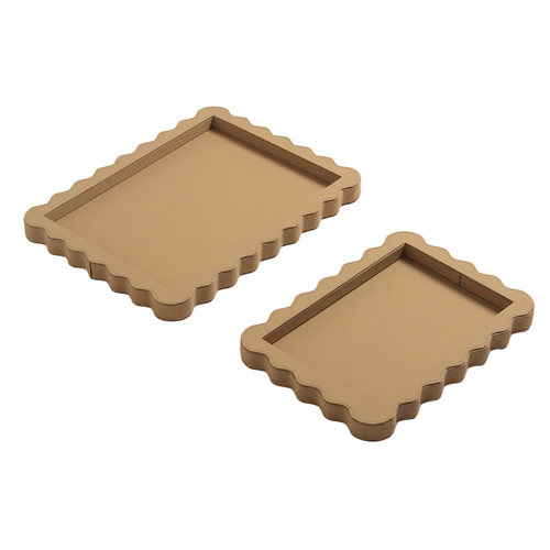 Scalloped Valet Tray & Desk Organizer Set