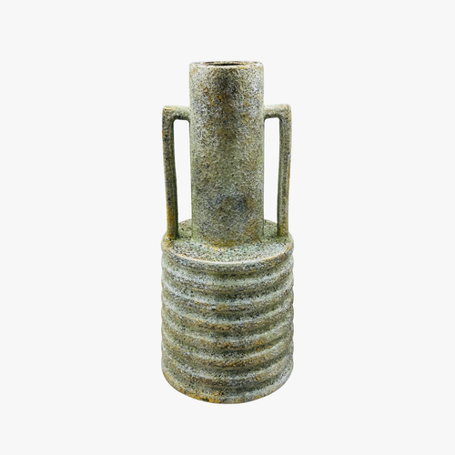 Rustic Textured Bottle Neck Vase