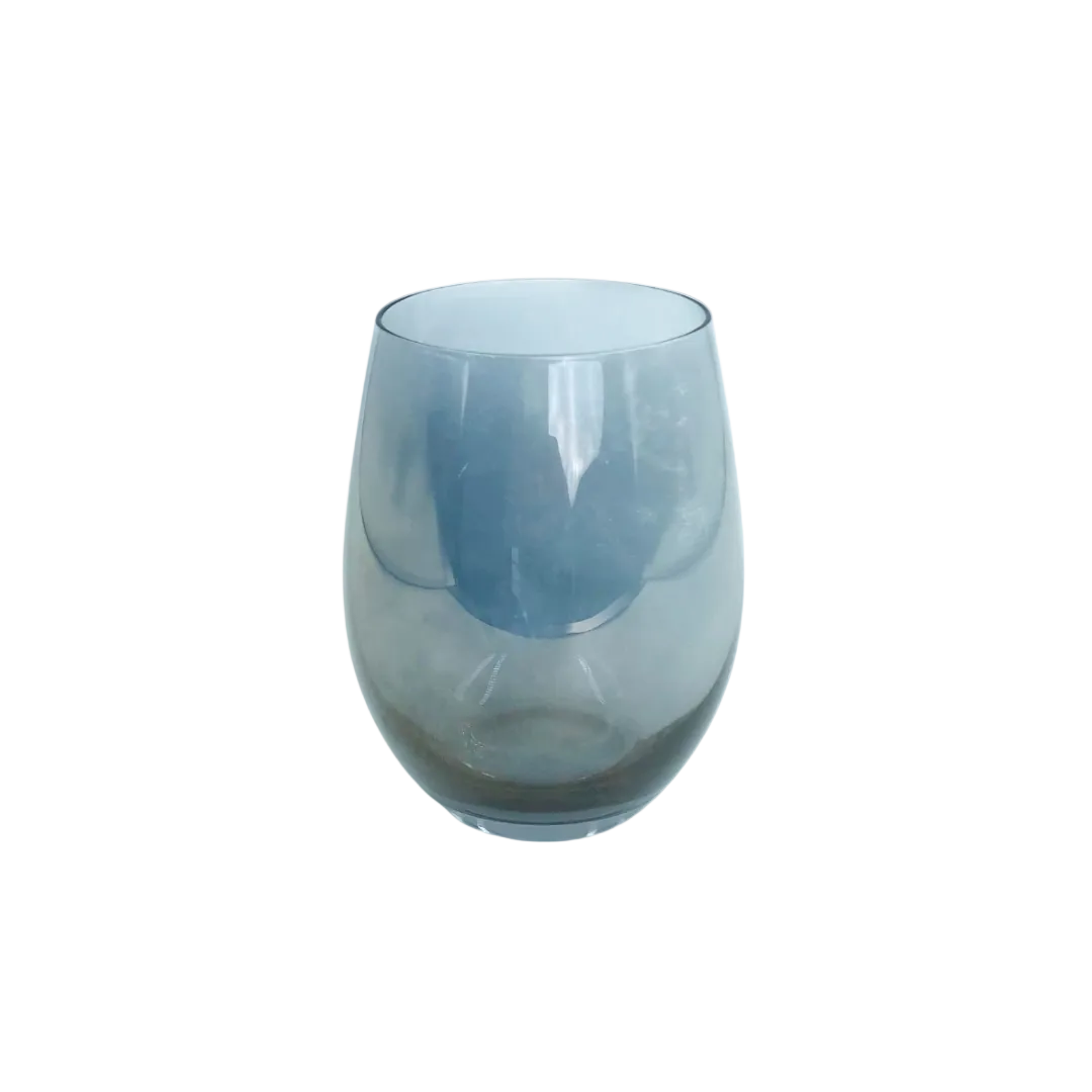 Elegant Smokey Grey Tinted Glasses Set of 6