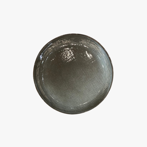Grey Textured Ceramic Dinner Plates 10.5 Inch