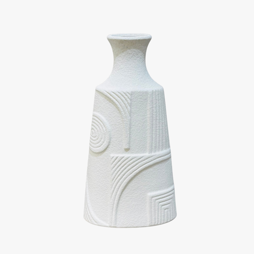 Modern Textured Geometric Vase