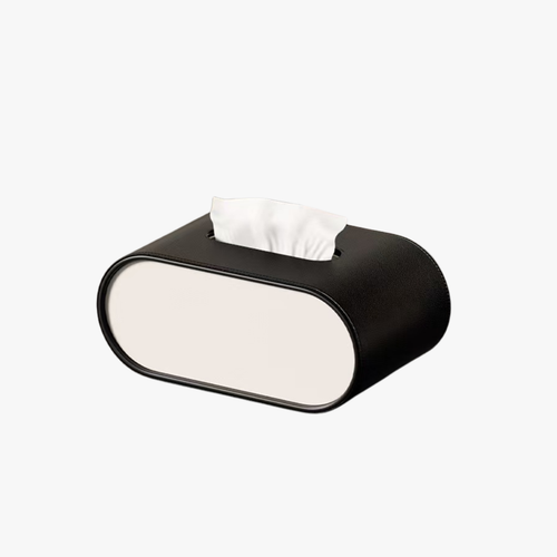 Modern Oval PU Tissue Box Cover