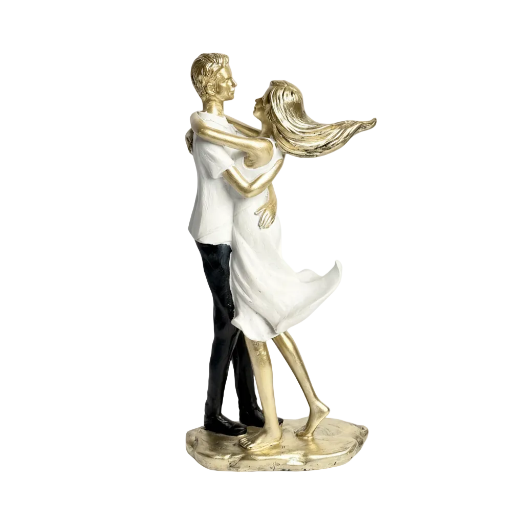 Elegant Embrace Couple Figurine