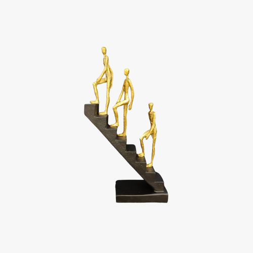 Abstract "Steps of Life" Figural Sculpture