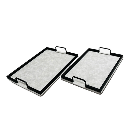 Minimalist Duo-Tone Serving Trays