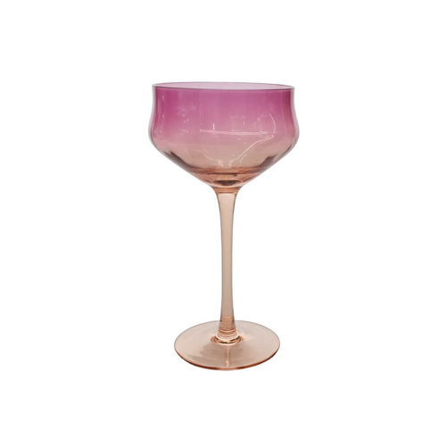 Rose Tinted Cocktail Glasses Set of 6