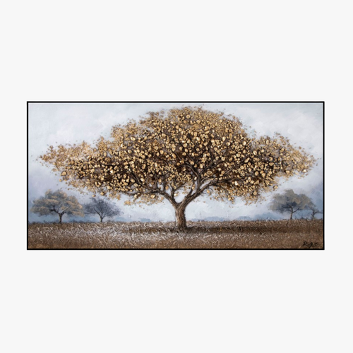 Abundance Tree 3D Impressionist Canvas Art