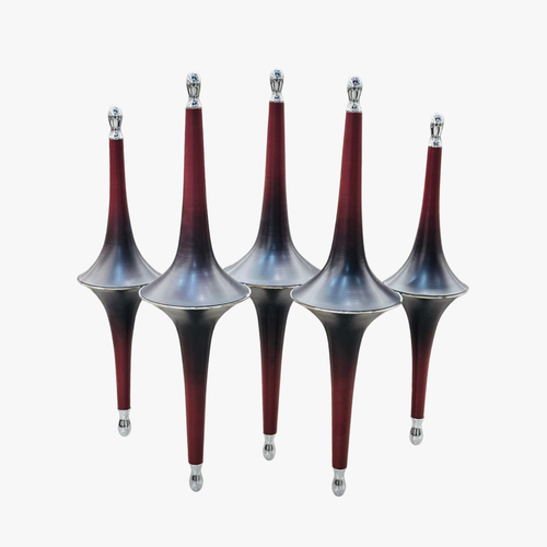Modern Spindler Decor Sculpture Set of 5