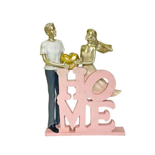 Abstract Couple HOME Figurine