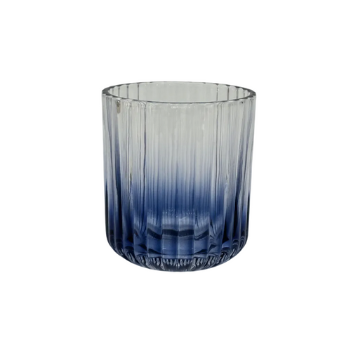 Cobalt Blue Fluted Glasses Set of 6