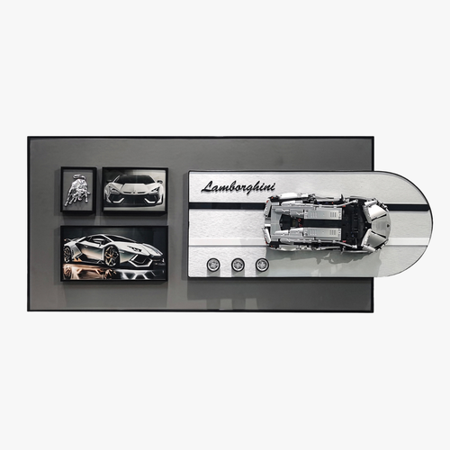 3D Framed Lamborghini Supercar Wall Display