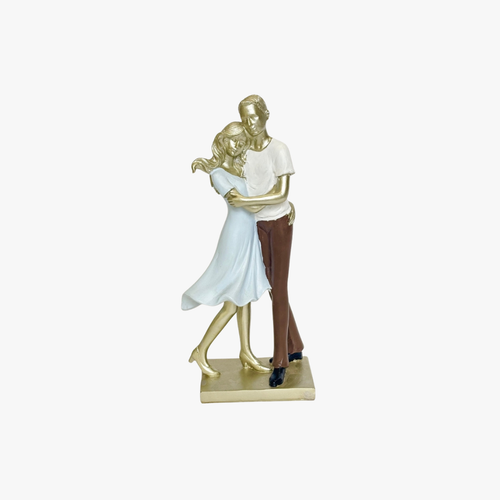 Romantic Embrace Couple Figurine