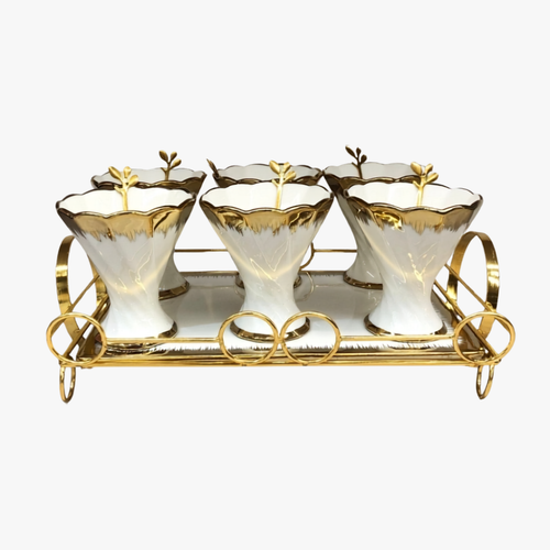 Gilded Lily 13 Piece Luxury Dessert Set