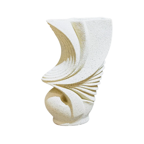 Abstract Spiral Sculptural Vase