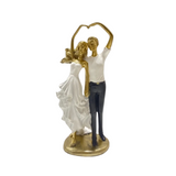 Hand Heart Arch Couple Figurine