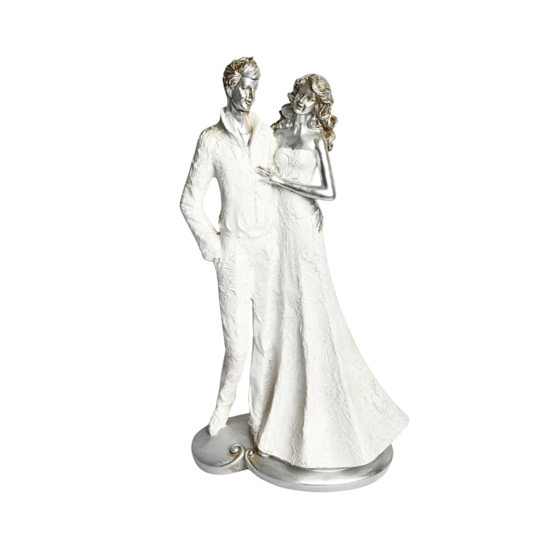 Modern Wedding Couple Figurine