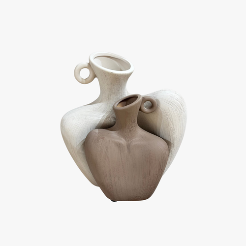Sway & Form Interlocking Sculptural Vase Set of 2