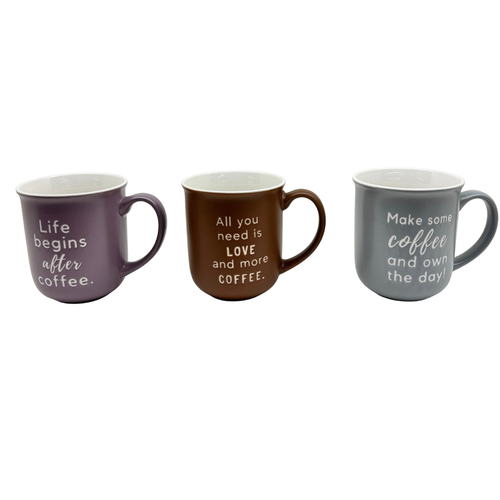 Nordic Dip-Glazed Matte Coffee & Tea Mugs