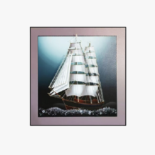 Majestic Galleon 3D Framed Wall Art