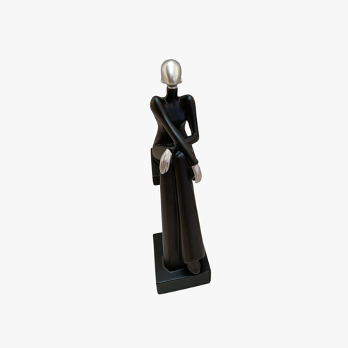 Minimalist Seated Female Figurine