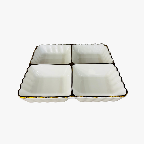 Elegant Verona 4 Compartment Serving Tray