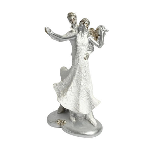 Silver Waltz Dancing Figurine