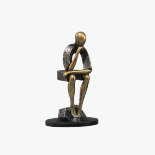 The Thinker Abstract Human Sculpture