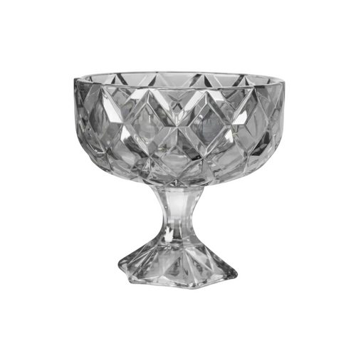 Elegant Cut Design Glass Bowl