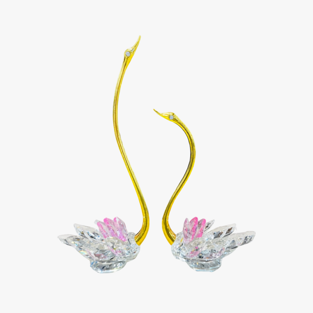 Elegant Serenity Swan Duo Set of 2