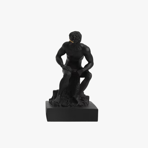 Renaissance Seated Male Figure Sculpture