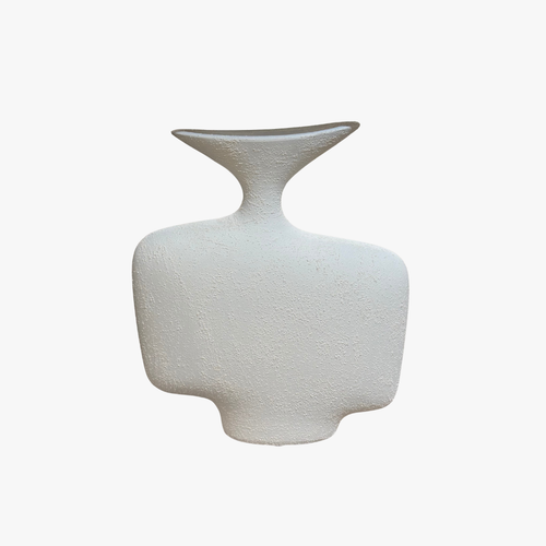 Elegant Textured Sculptural Flower Vase