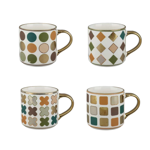 Sculpted Tactile Ceramic Tea & Coffee Mugs