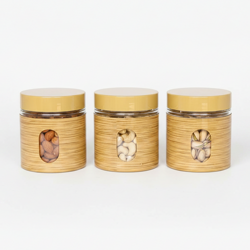 Minimalist Glass Canister Set of 3