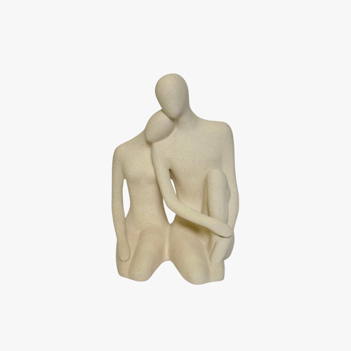 Serenity Textured Embrace Sculpture