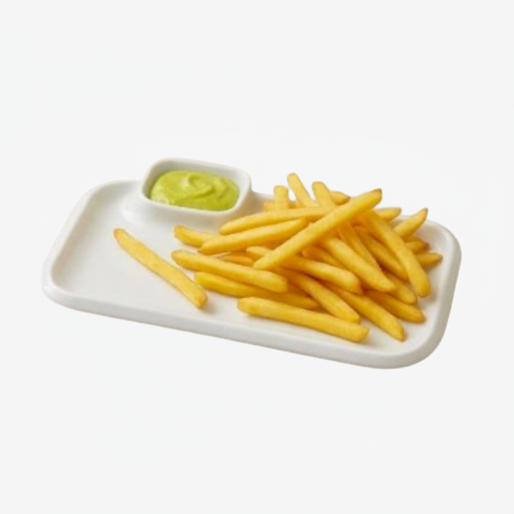 Minimalist Serving Platter with Dipping Set