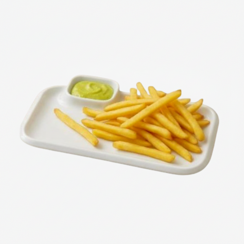 Minimalist Serving Platter with Dipping Set