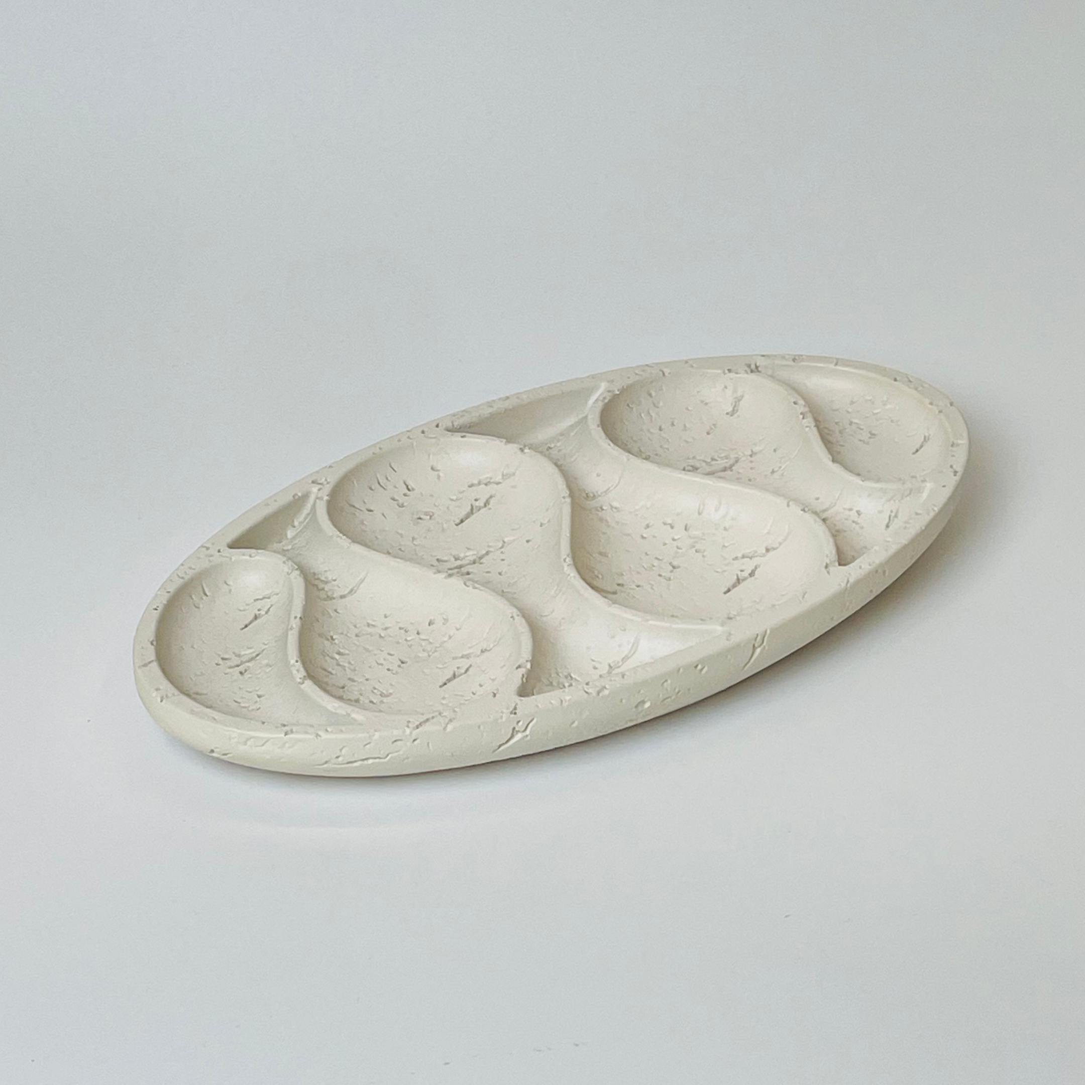 Elegant Ceramic Artisan Serving Tray